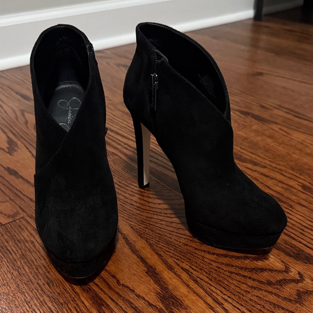 Jessica Simpson Black Heeled Boots
